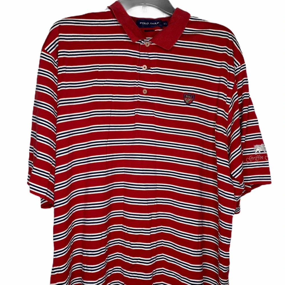 Polo Golf Ralph Lauren‎ Shirt XL Red Crest